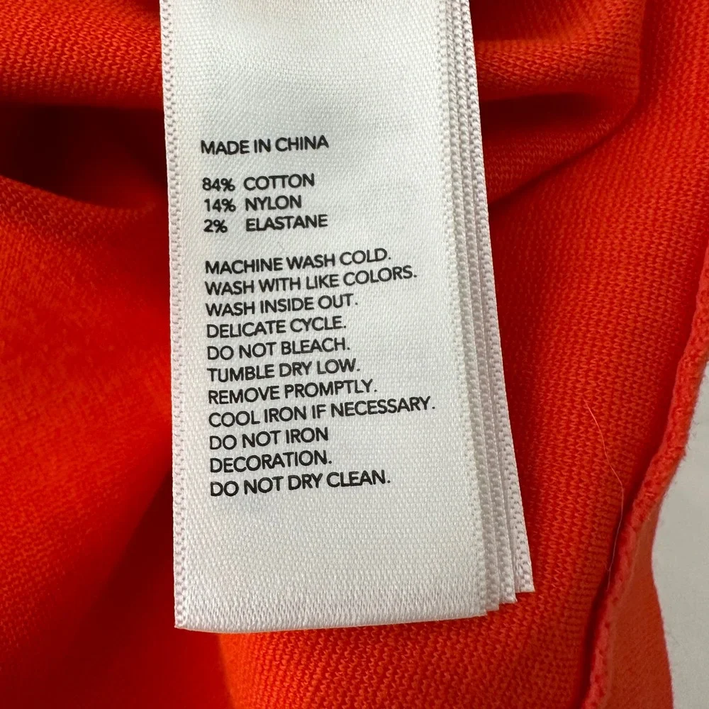 Kate Spade Saturday Orange Retro‎ Bodycon Mini Dress M